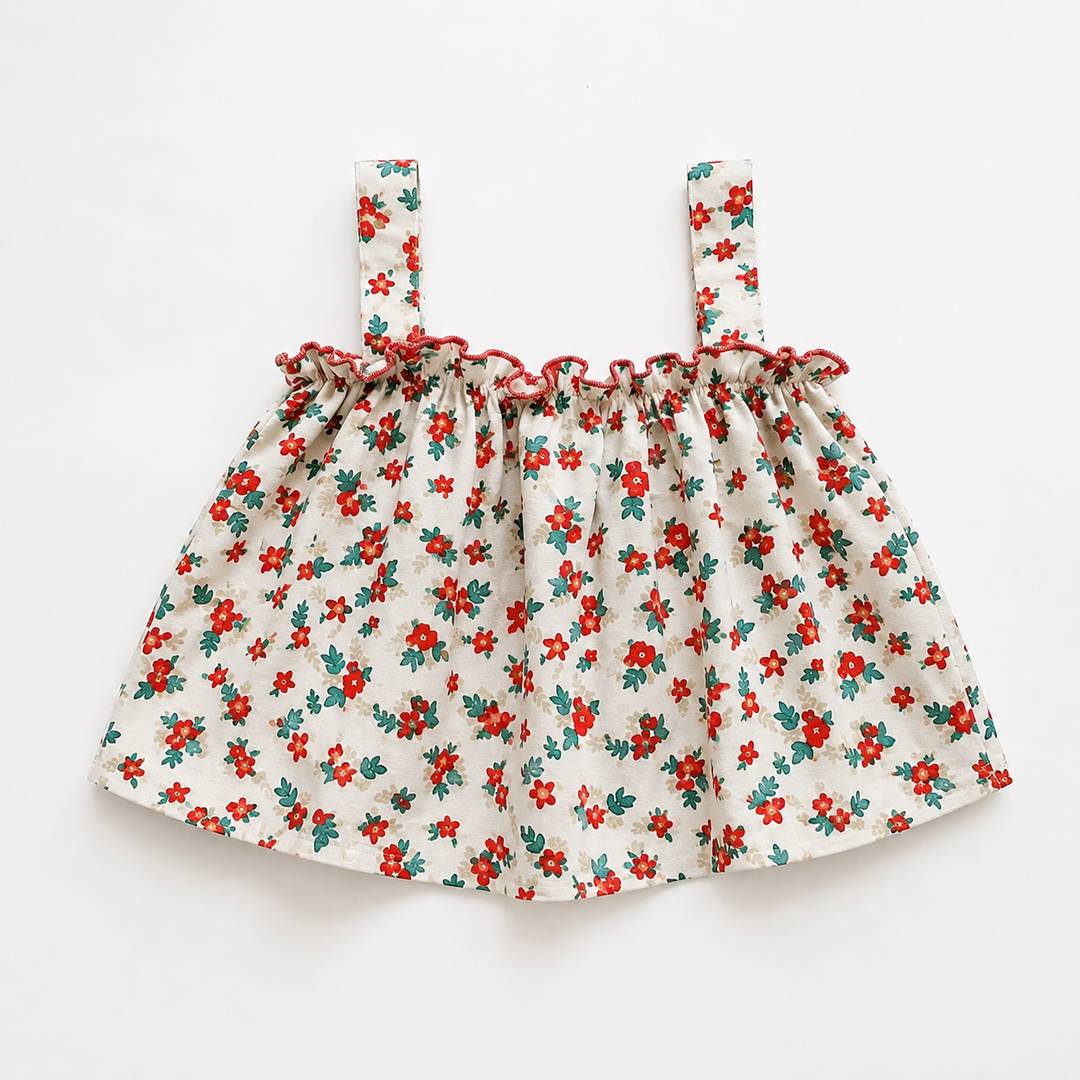 Ensemble Fleuri Bébé Fille 🌸