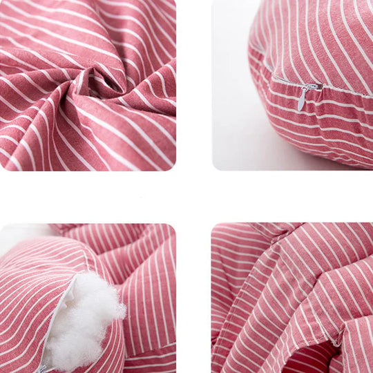 Almohada de embarazo en forma de U – Almohada de maternidad multifuncional de suave algodón | kalinatur