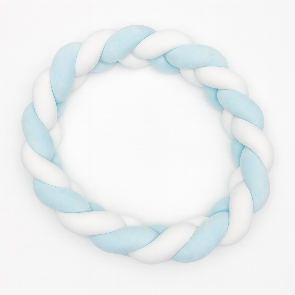 Tresse de lit bébé – Coton doux