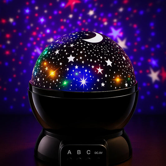Veilleuse Bébé - StarlightSpinner™ - Noir
