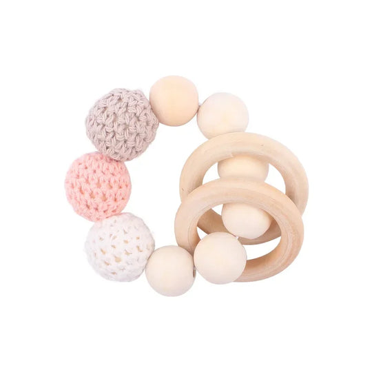 Attache-Tétine Bois & Silicone Naturel – Bracelet Bébé kalinatur™