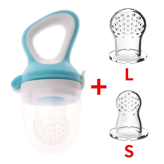 Tétines Mange-Fruits Bébé Silicone avec Couvercle – Tétine d’Alimentation kalinatur™