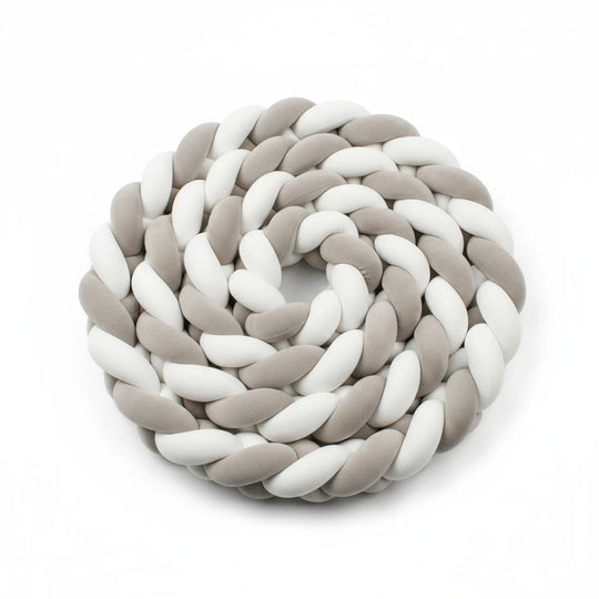 Tresse de lit bébé Kalinatur 200 cm – Largeur 20 à 22 cm |en coton doux et respirant