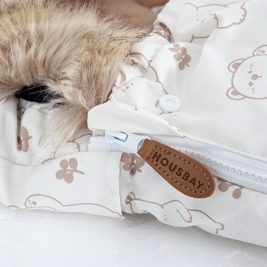 Saco de dormir universal para bebés – Impermeable, cálido y grueso para cochecitos de 0 a 24 meses