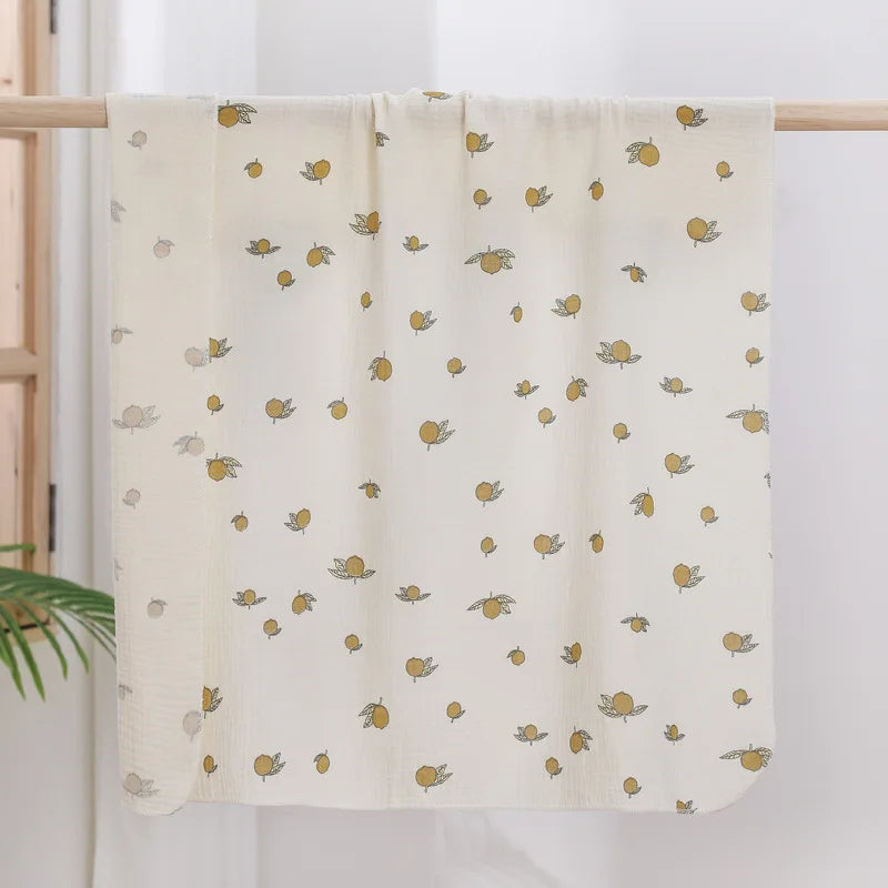 Couverture bébé en mousseline de coton 80x80 cm