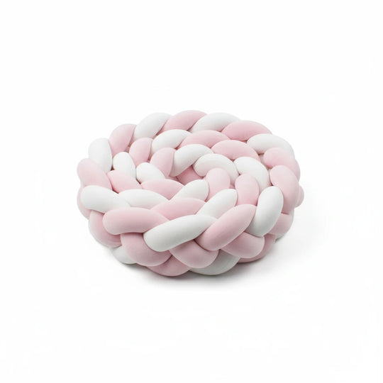 Tresse de lit bébé Kalinatur 200 cm – Largeur 20 à 22 cm |en coton doux et respirant