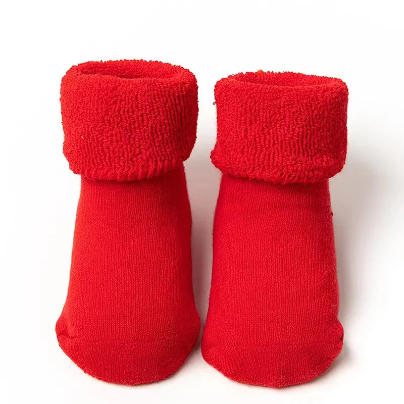 Chaussettes Bébé de Noël Antidérapantes