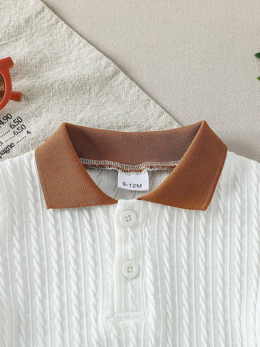 Ensemble Bébé Garçon Blanc Élégant