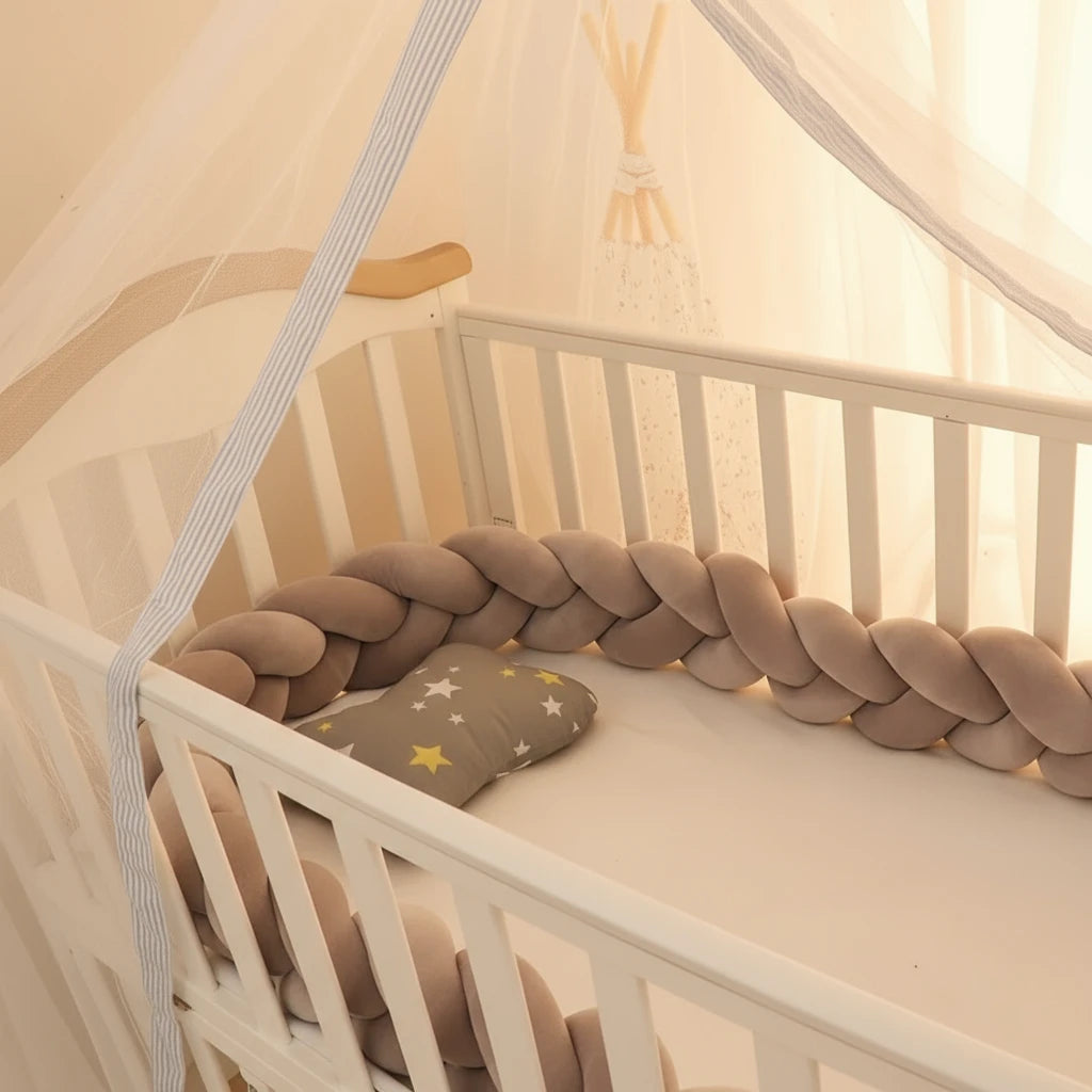 Tresse de lit bébé – Coton doux