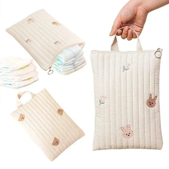 Sac à Langer en Coton Naturel pour Bébé  | Kalinatur™