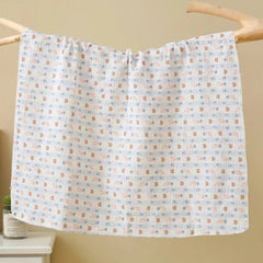 Couverture bébé en mousseline de coton 80x80 cm