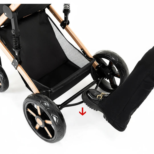 Poussette Bébé 3 en 1 Multifonction Kalinatur™ – Pliable, Tout-Terrain et Confort Absolu dès la Naissance