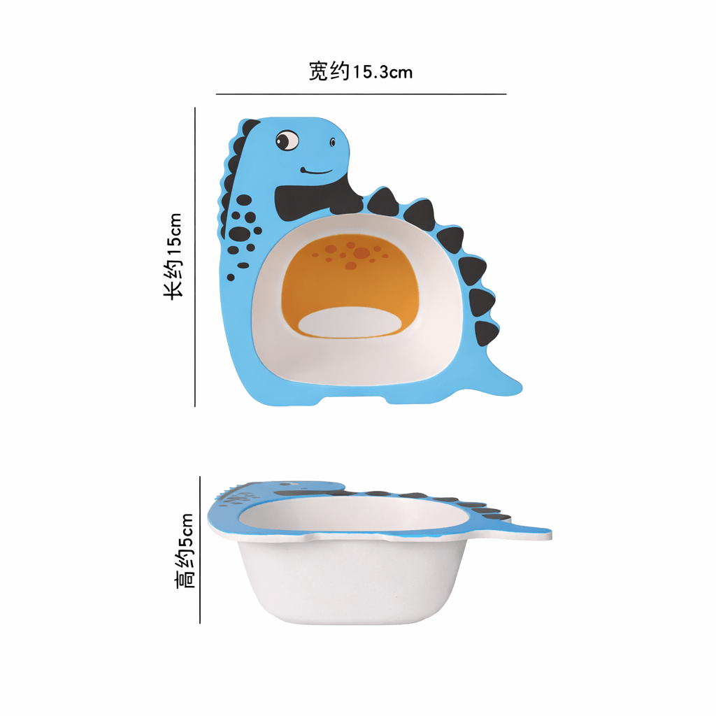 Assiette Bébé en Fibre de Bambou Antidérapante Kalinatur
