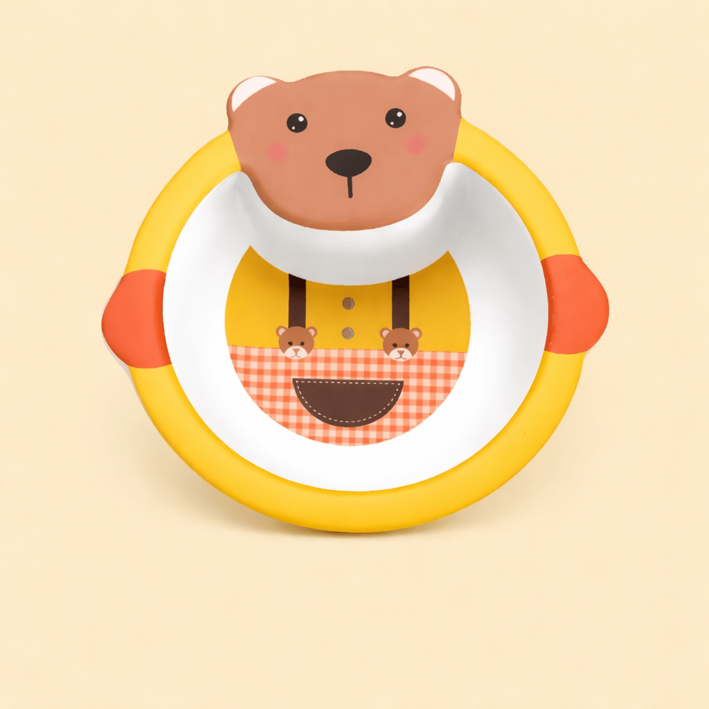 Assiette Bébé en Fibre de Bambou Antidérapante Kalinatur