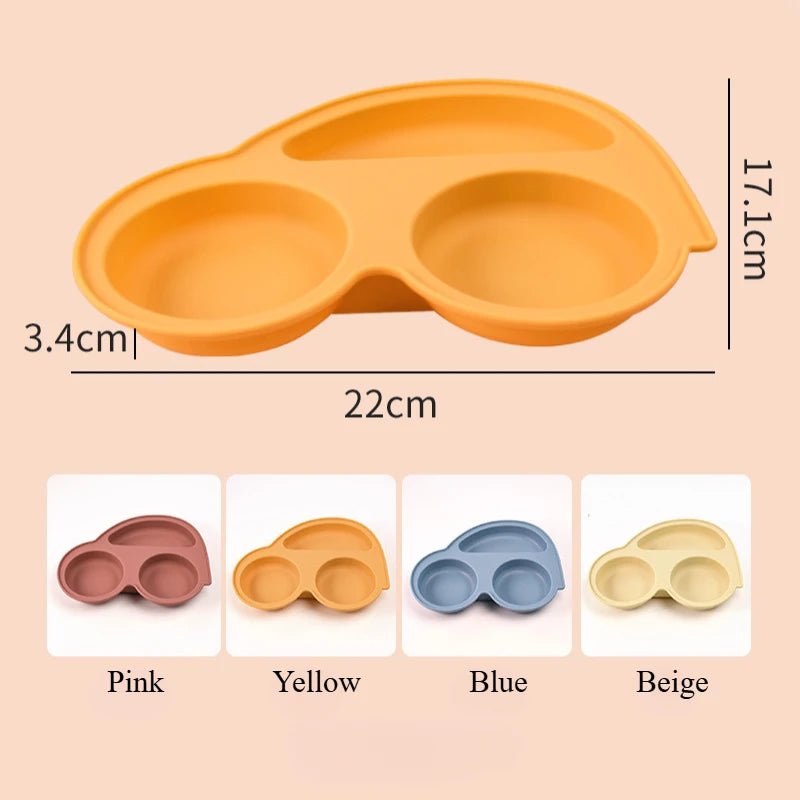 Assiette Bébé Silicone avec Ventouse Kalinatur