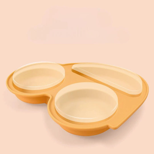 Assiette Bébé Silicone avec Ventouse Kalinatur