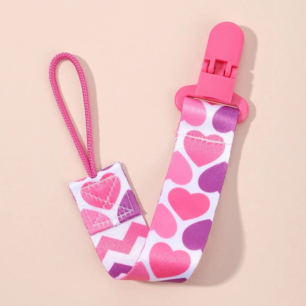 Kalinatur™ Wooden &amp; Silicone Baby Pacifier Clip – Safe, Natural Design and Elegant