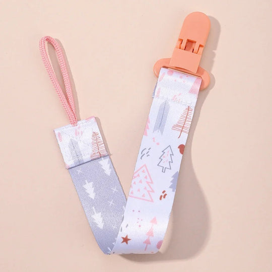 Kalinatur™ Wooden &amp; Silicone Baby Pacifier Clip – Safe, Natural Design and Elegant