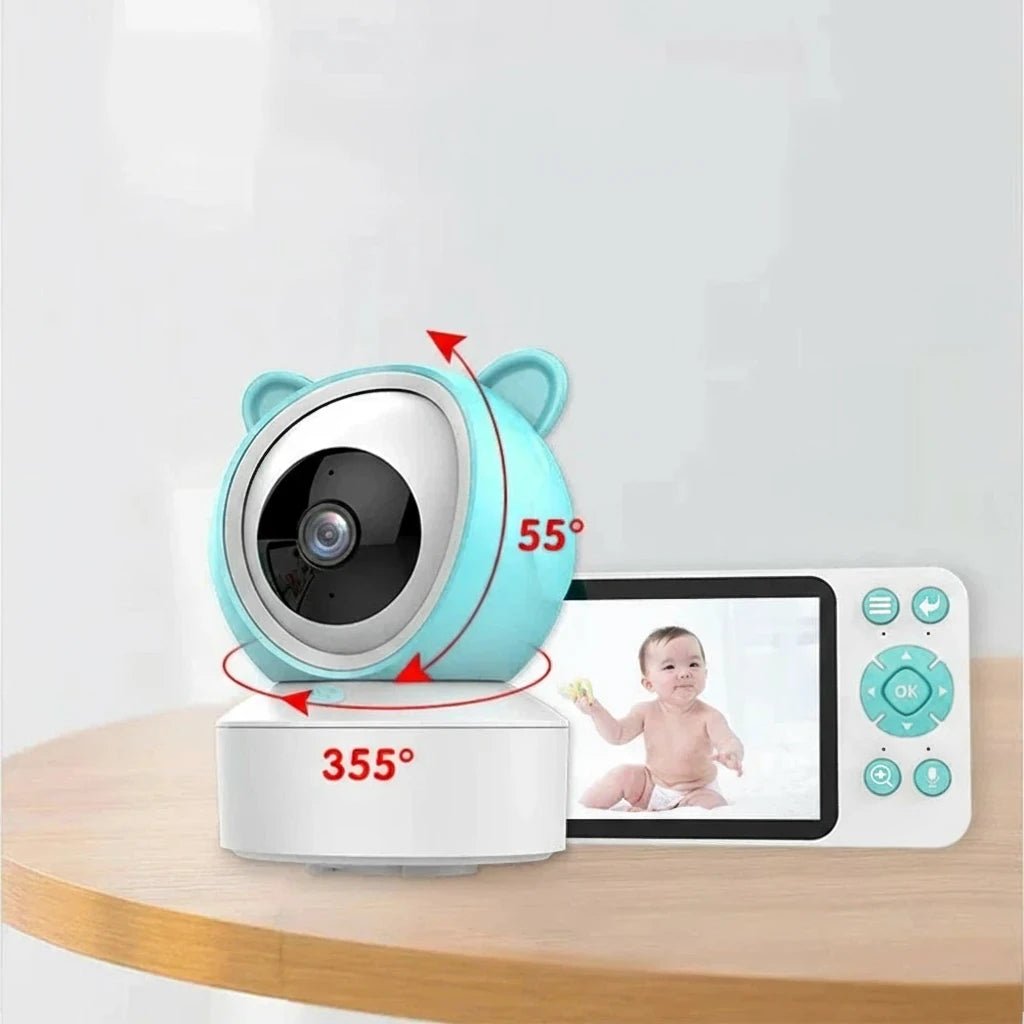 Babyphone Caméra  WiFi 1080P Intelligente – Vision Nocturne, Détection des Pleurs & Température