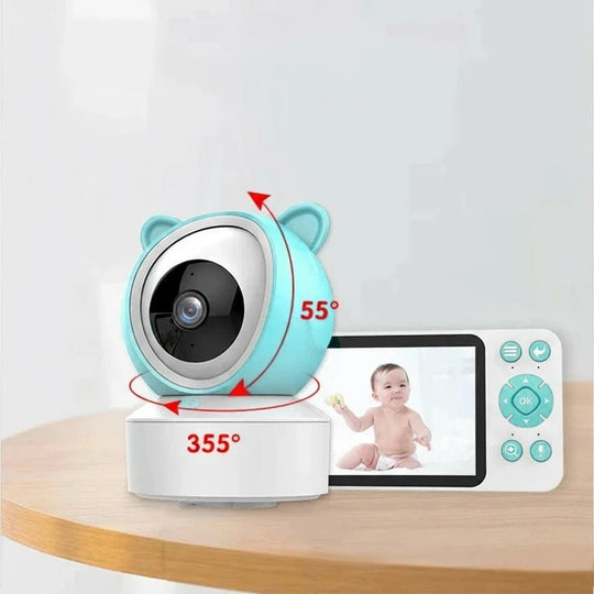 Babyphone Caméra  WiFi 1080P Intelligente – Vision Nocturne, Détection des Pleurs & Température