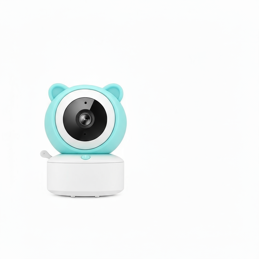 Babyphone Caméra  WiFi 1080P Intelligente – Vision Nocturne, Détection des Pleurs & Température