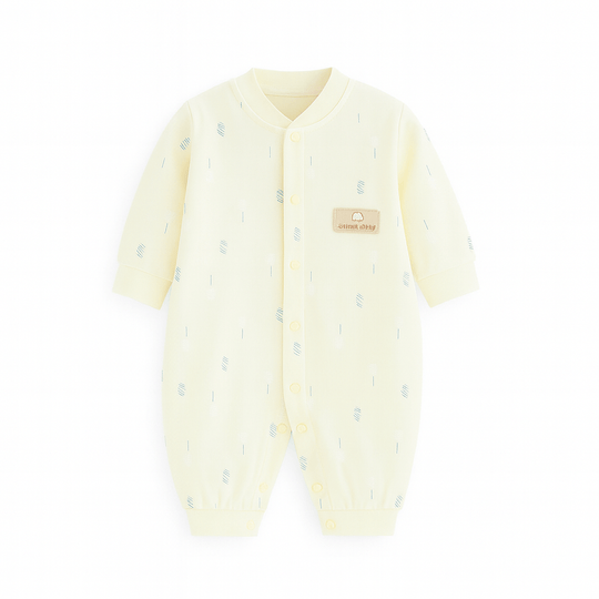 combinaison bebe jaune