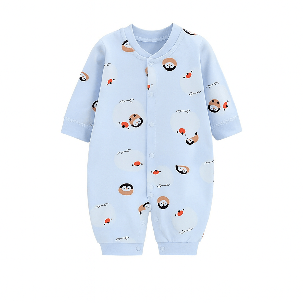 combinaison avec motifs ours polaire pingouis d'hiver