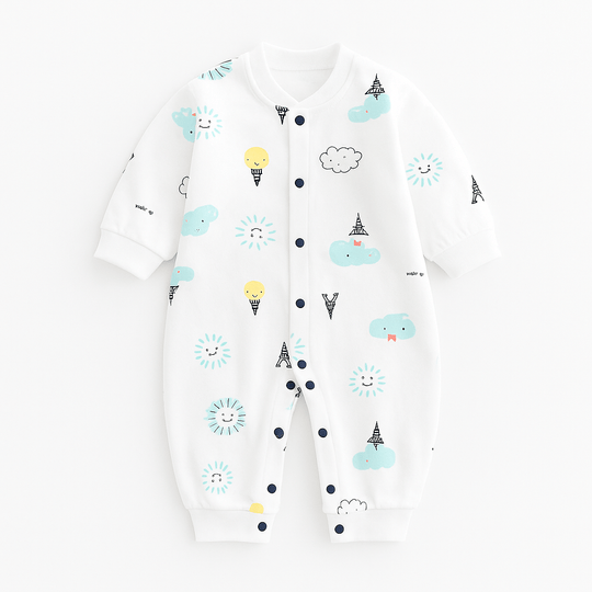 combinaison motifs,ampoule nuage soleil bleu