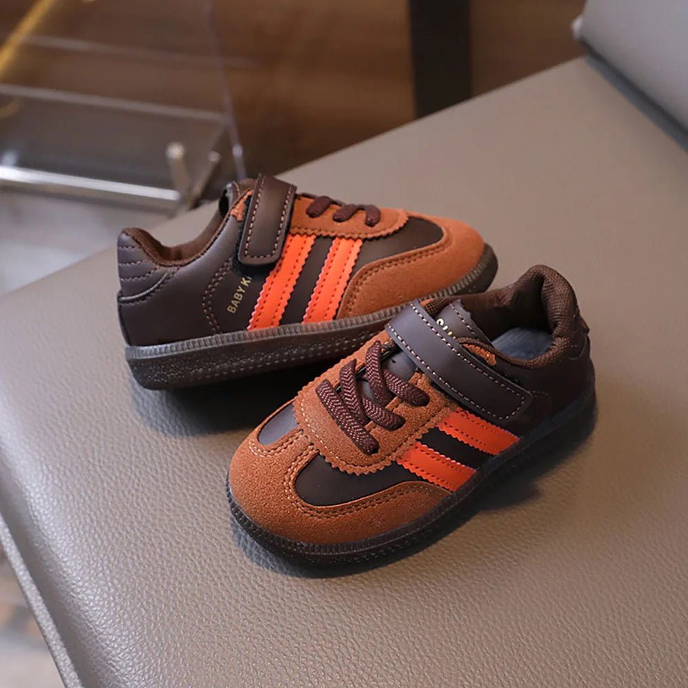 basket marron et orange 