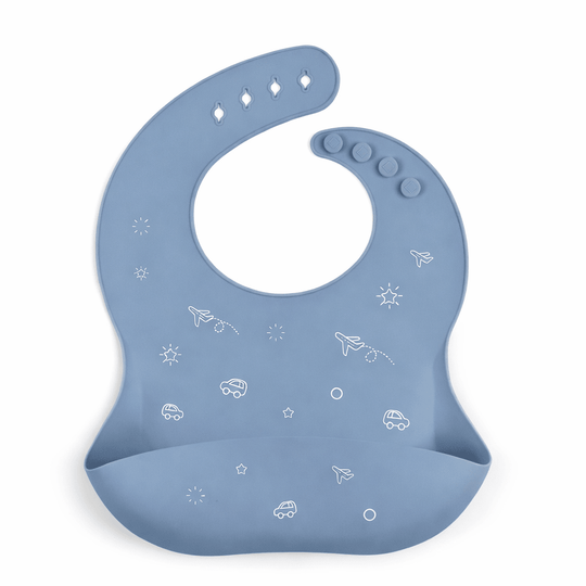 Bavoir Bébé en Silicone Imperméable avec Récupérateur Kalinatur