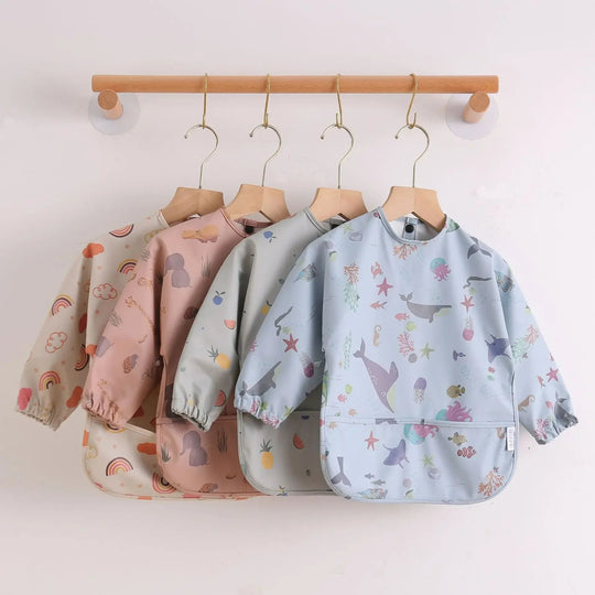 Bavoir Bébé Imperméable à Manches Longues Kalinatur