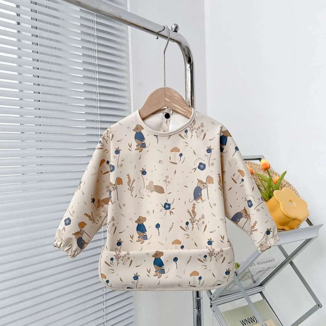 Bavoir Bébé Imperméable à Manches Longues Kalinatur