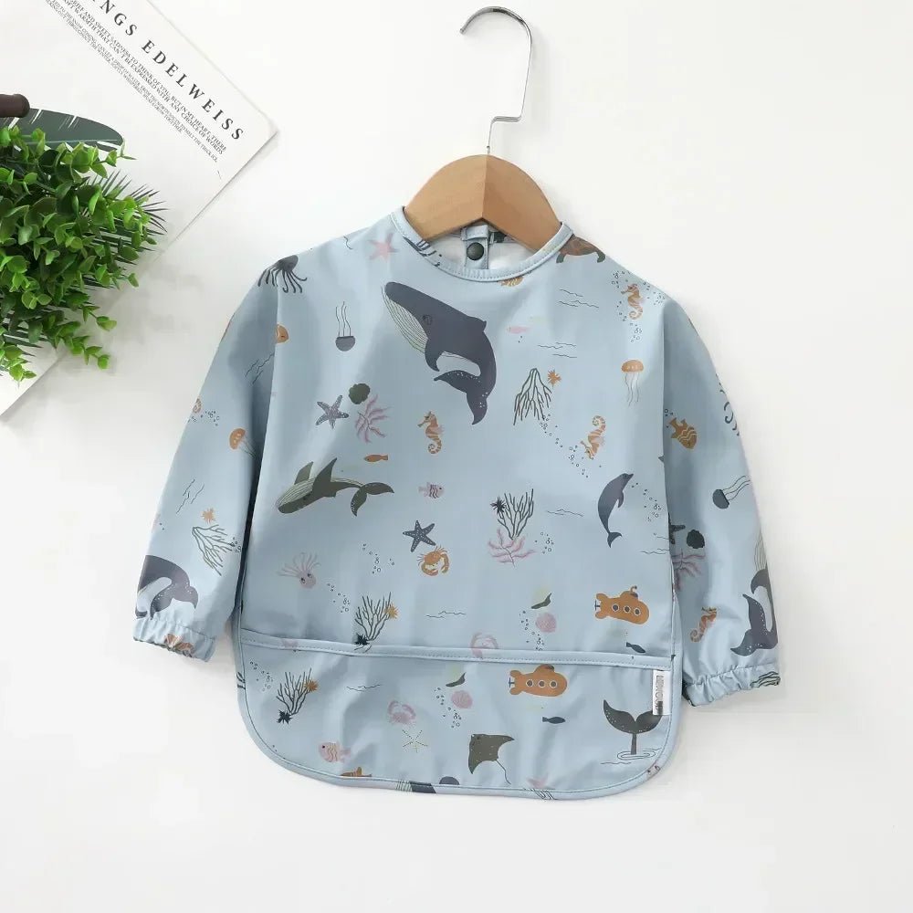 Bavoir Bébé Imperméable à Manches Longues Kalinatur