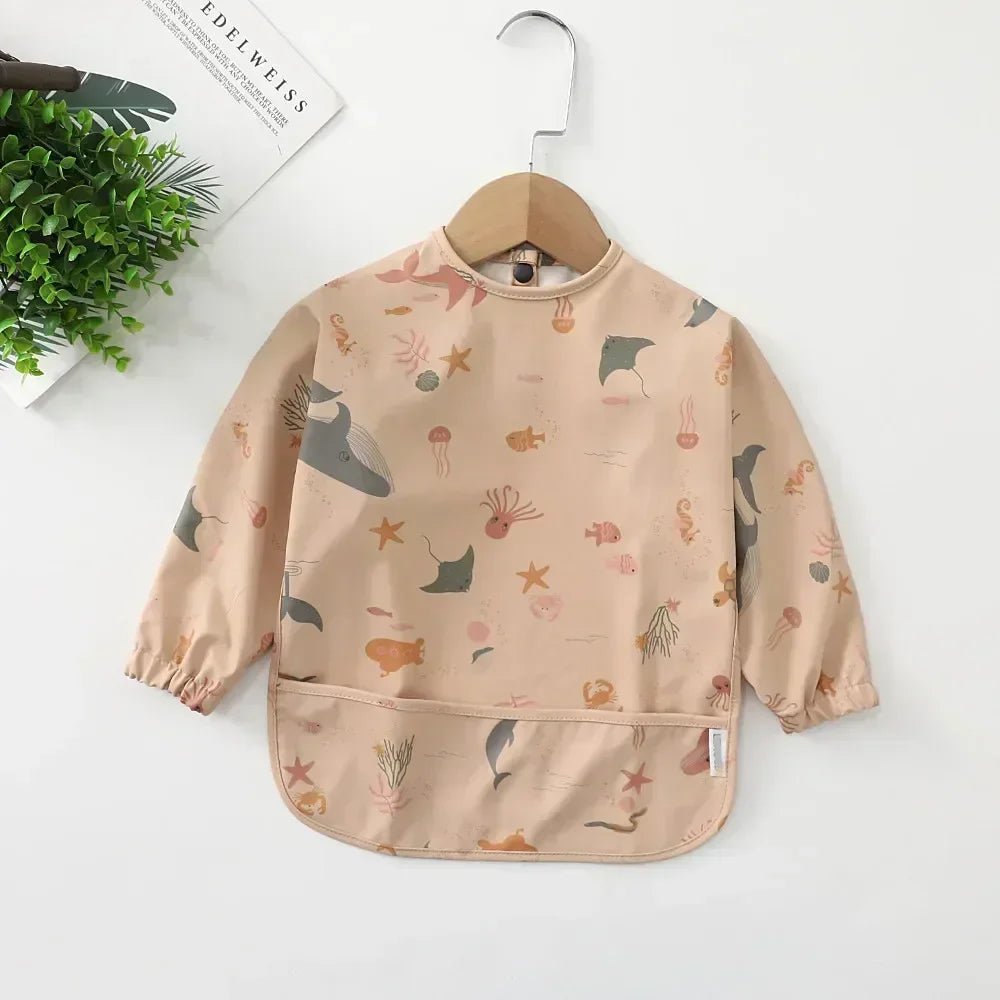 Bavoir Bébé Imperméable à Manches Longues Kalinatur