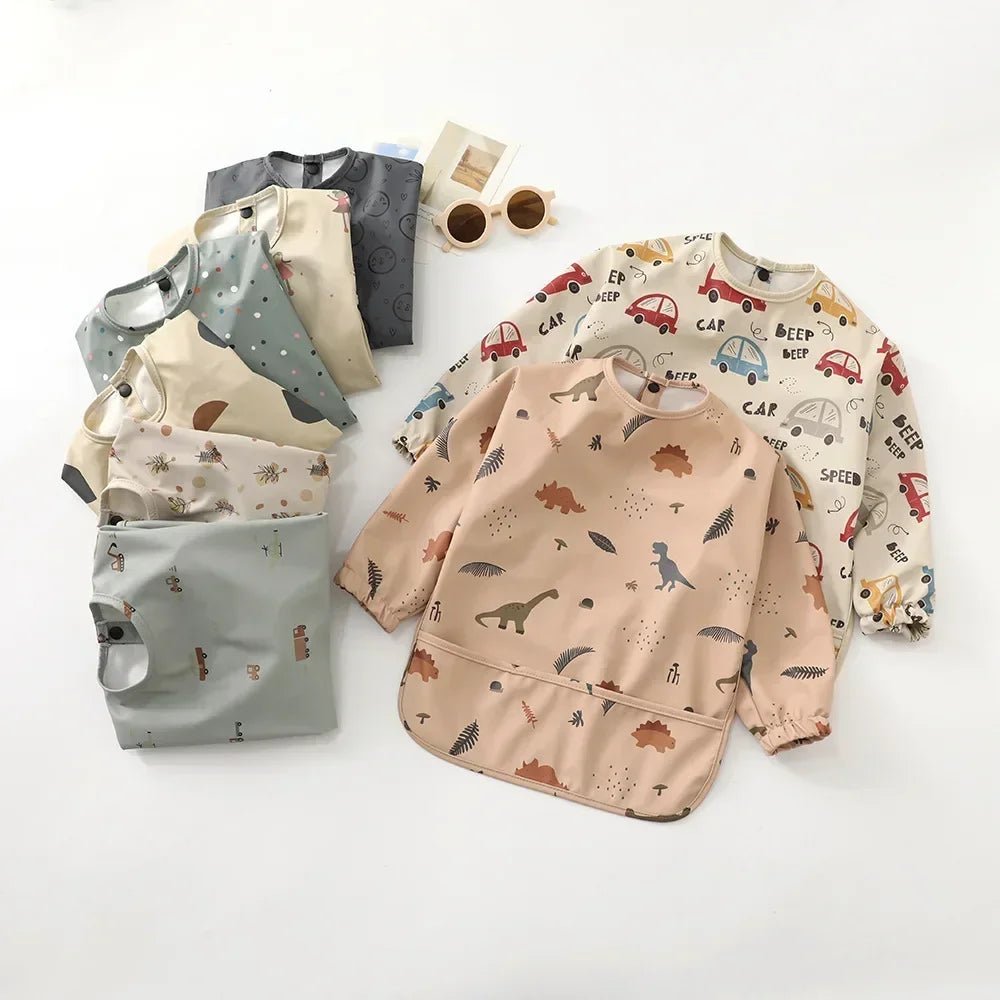 Bavoir Bébé Imperméable à Manches Longues Kalinatur