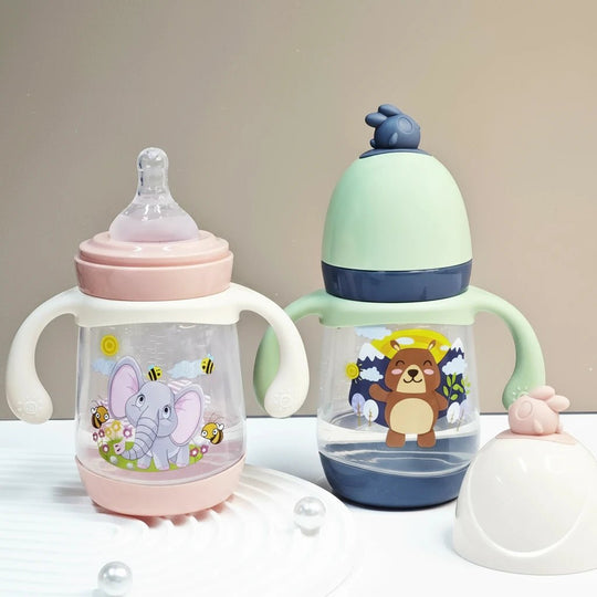 Biberon 150 - 240 ml Kalinatur™ | Design Animal, Anti-Fuite & Sans BPA