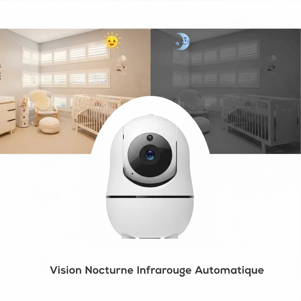 Caméra pour bébé Vision 4K™ | audio bidirectionnel & portée longue