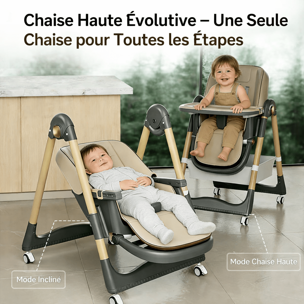 Chaise haute bébé multifonction Kalinatur