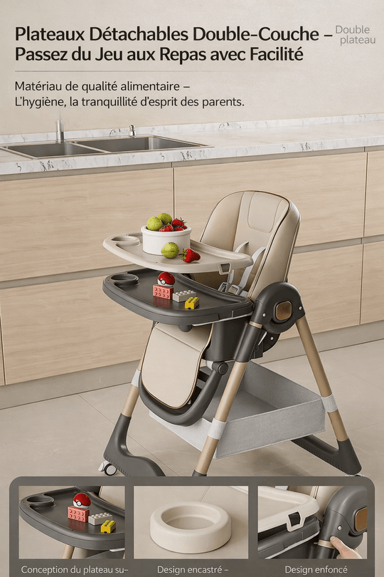 Chaise haute bébé multifonction Kalinatur