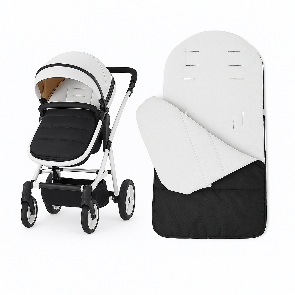 Chancelière d’Hiver Bébé – Chaude, Imperméable & Compatible Toutes Poussettes | Kalinatur