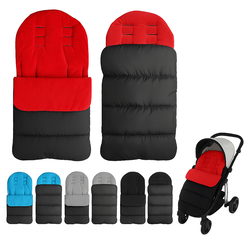 Chancelière d’Hiver Bébé – Chaude, Imperméable & Compatible Toutes Poussettes | Kalinatur