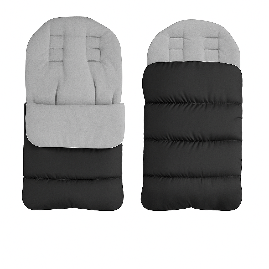 Chancelière d’Hiver Bébé – Chaude, Imperméable & Compatible Toutes Poussettes | Kalinatur