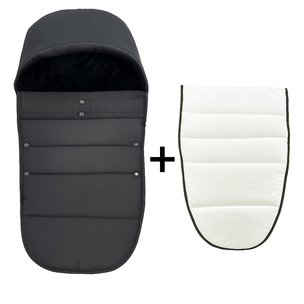 Chancelière imperméable pour poussette  | Hiver chaud