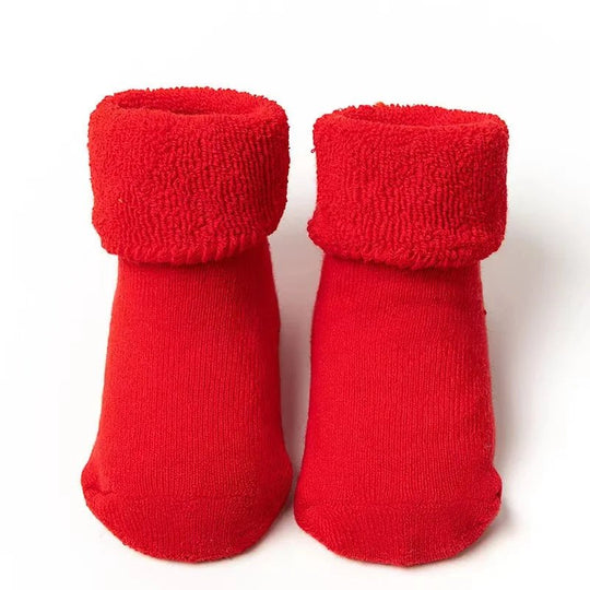 Chaussettes Bébé de Noël Antidérapantes