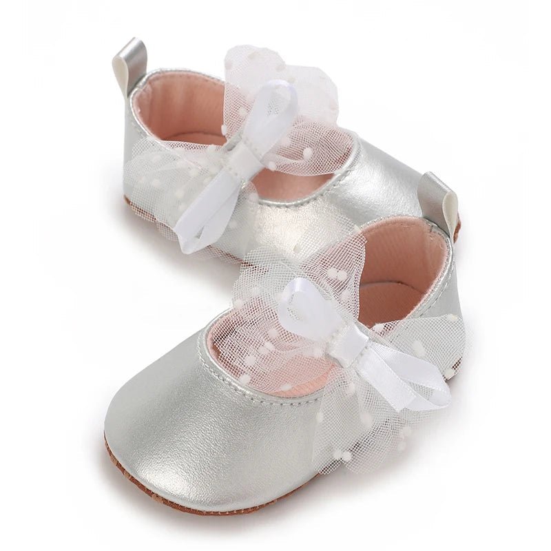 Chaussures Bébé Fille Premiers Pas à Nœud Papillon Kalinatur