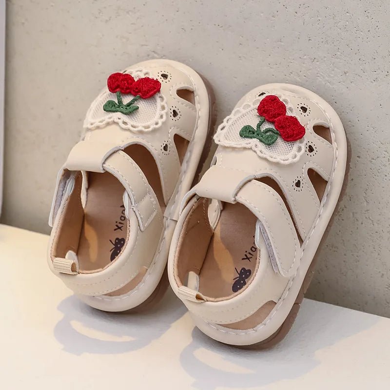 chaussures avec motif cerise 