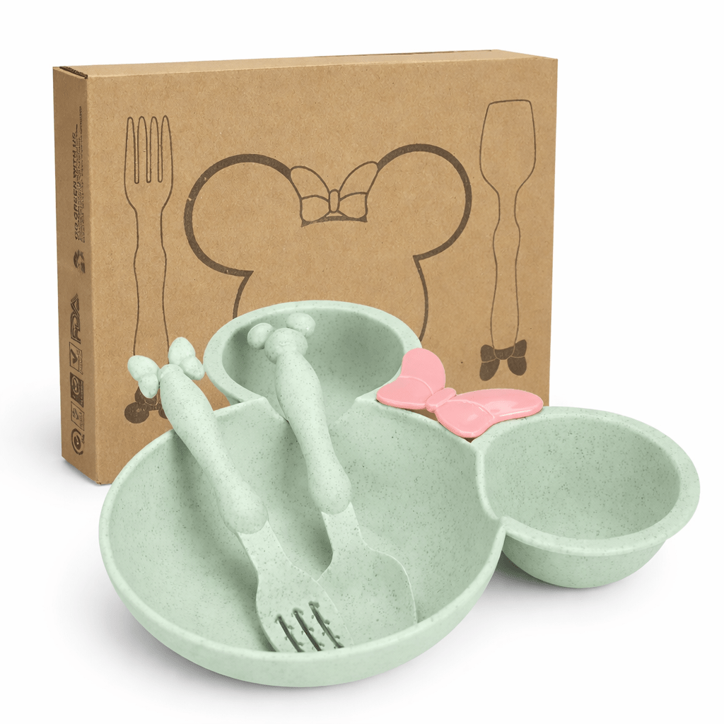 Coffret Repas Bébé Silicone Sans BPA Kalinatur