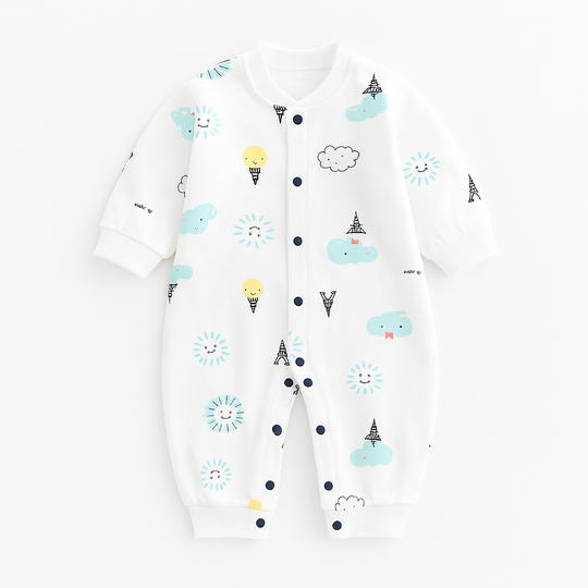 combinaison motifs,ampoule nuage soleil bleu