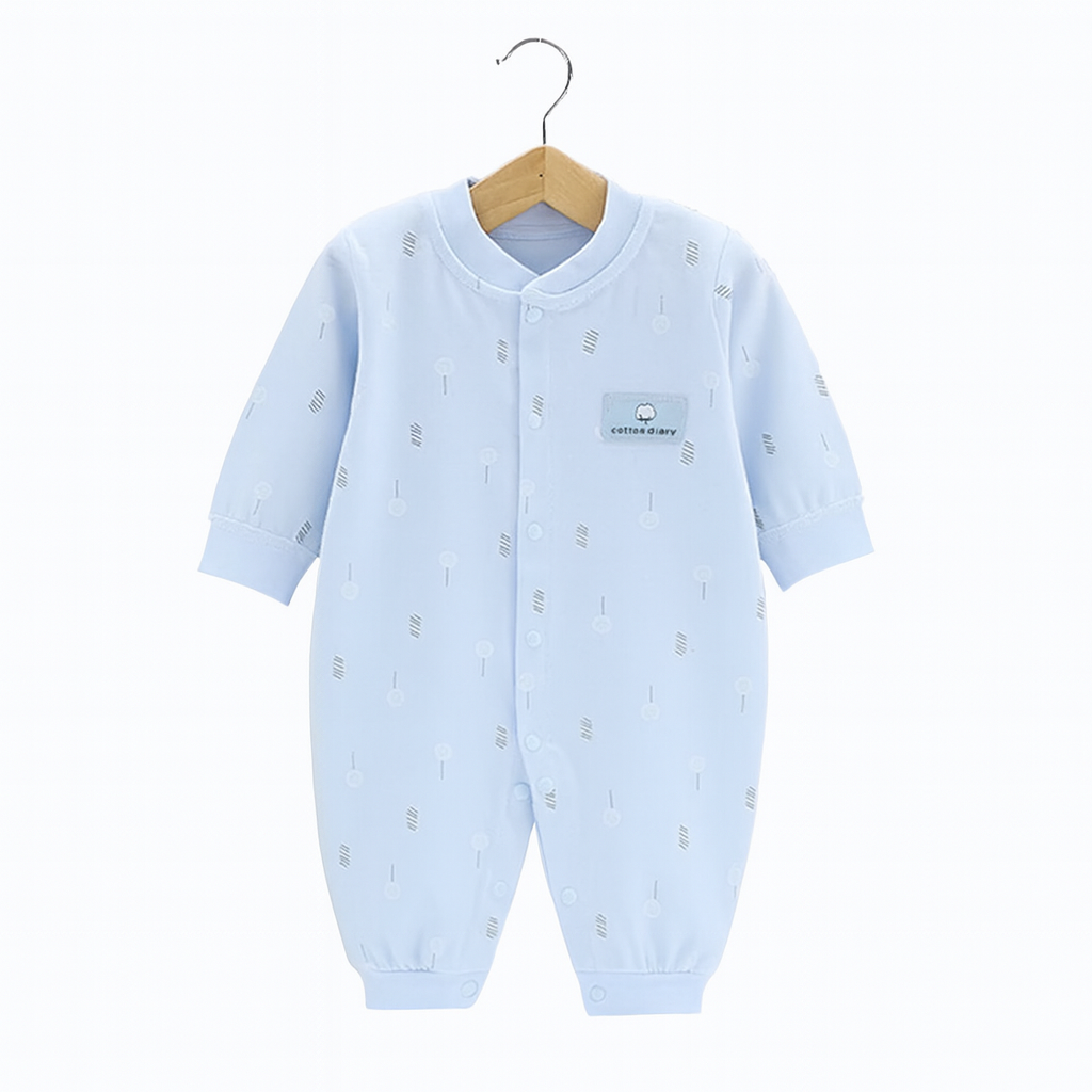 combinaison bebe bleu