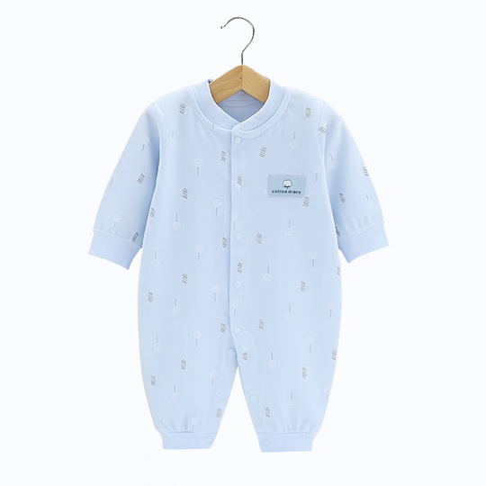 combinaison bebe bleu